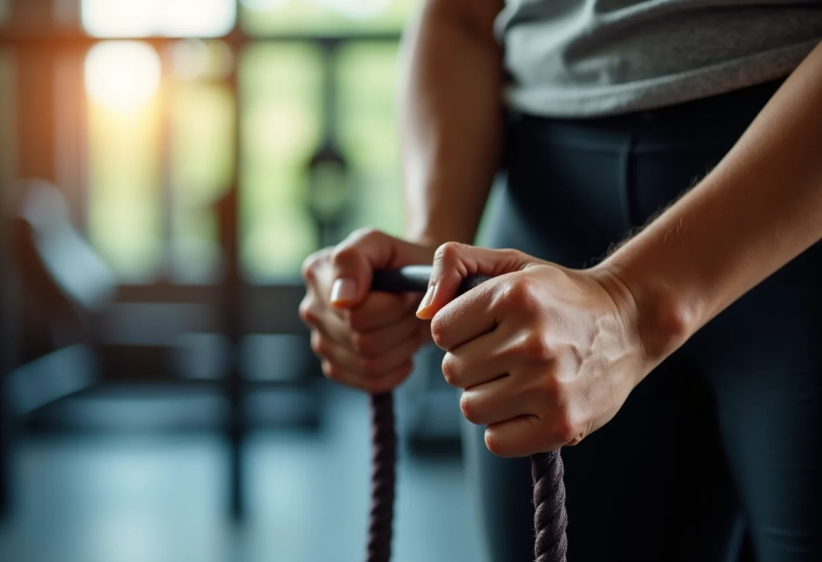 Corde a sauter et remise en forme