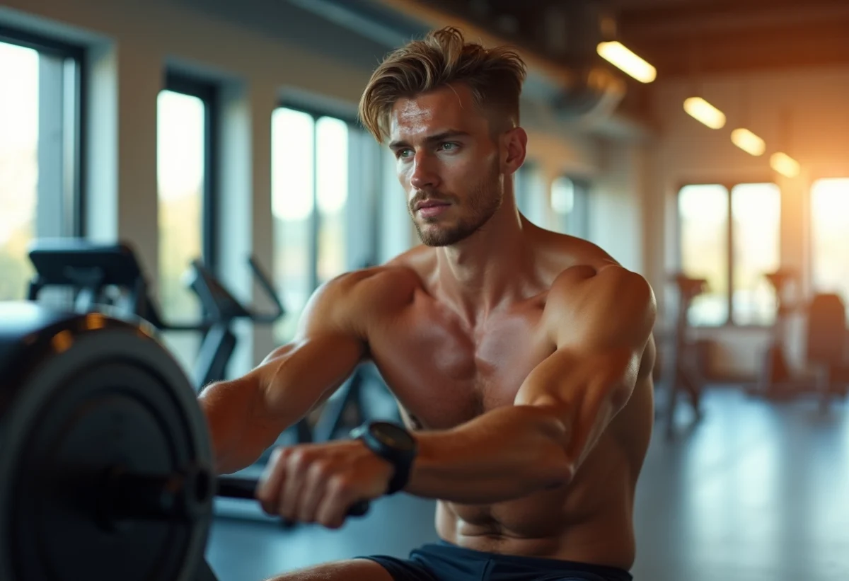 Quels muscles sont travaillés par le rameur ?